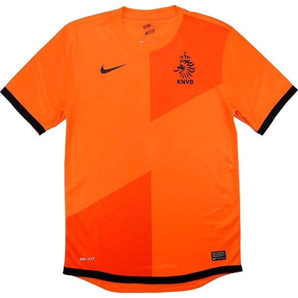 Authentic Camiseta Países Bajos 1ª Retro 2012 Naranja
